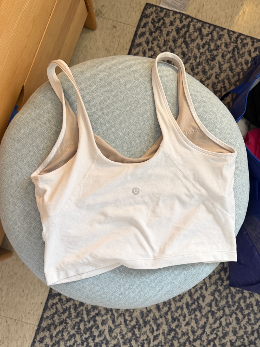 lululemon athletica Beige Light Support Sports Bra Tank
